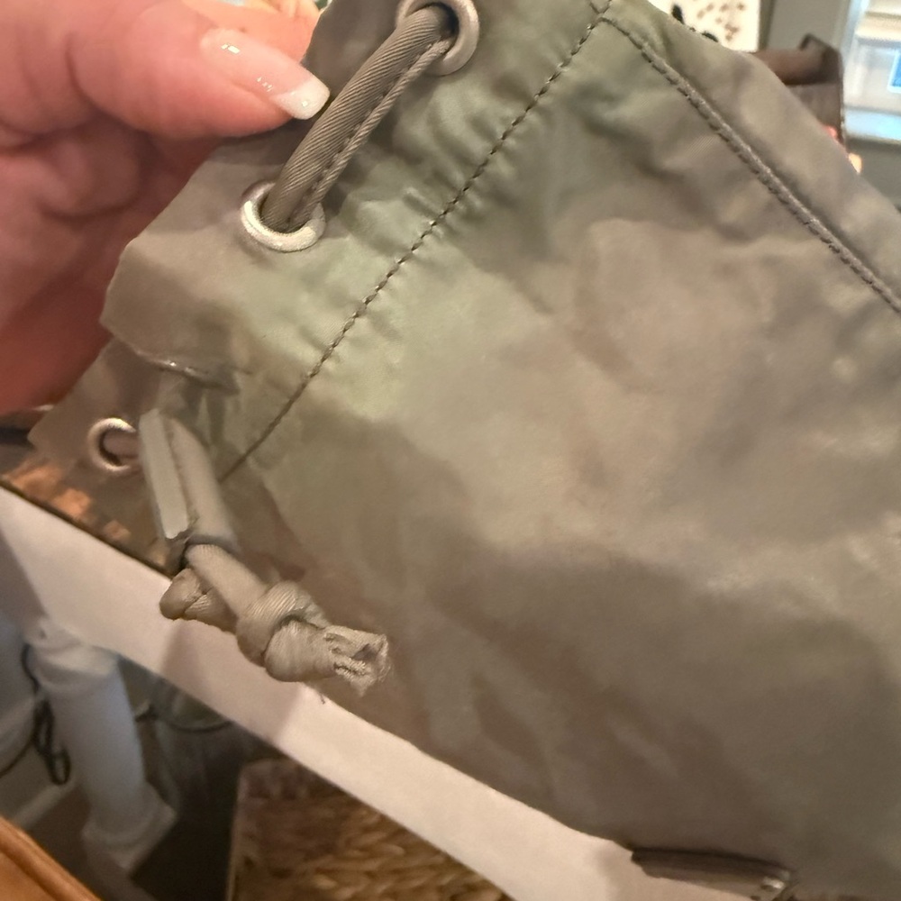 Prada Silver/Gray Accessory Drawstring Pouch - Picture 9 of 9